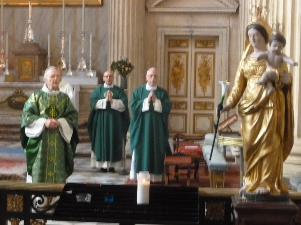 Monseigneur Perrier, Père Galvan et Abbé Simonneau